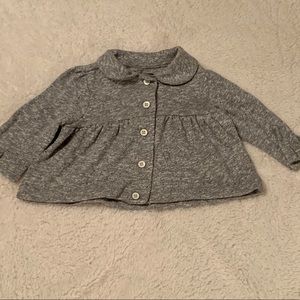 Baby Gap Button Down Sweater with Bow Sleeve